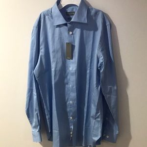 Michael Kors men  dress shirt size L NEW